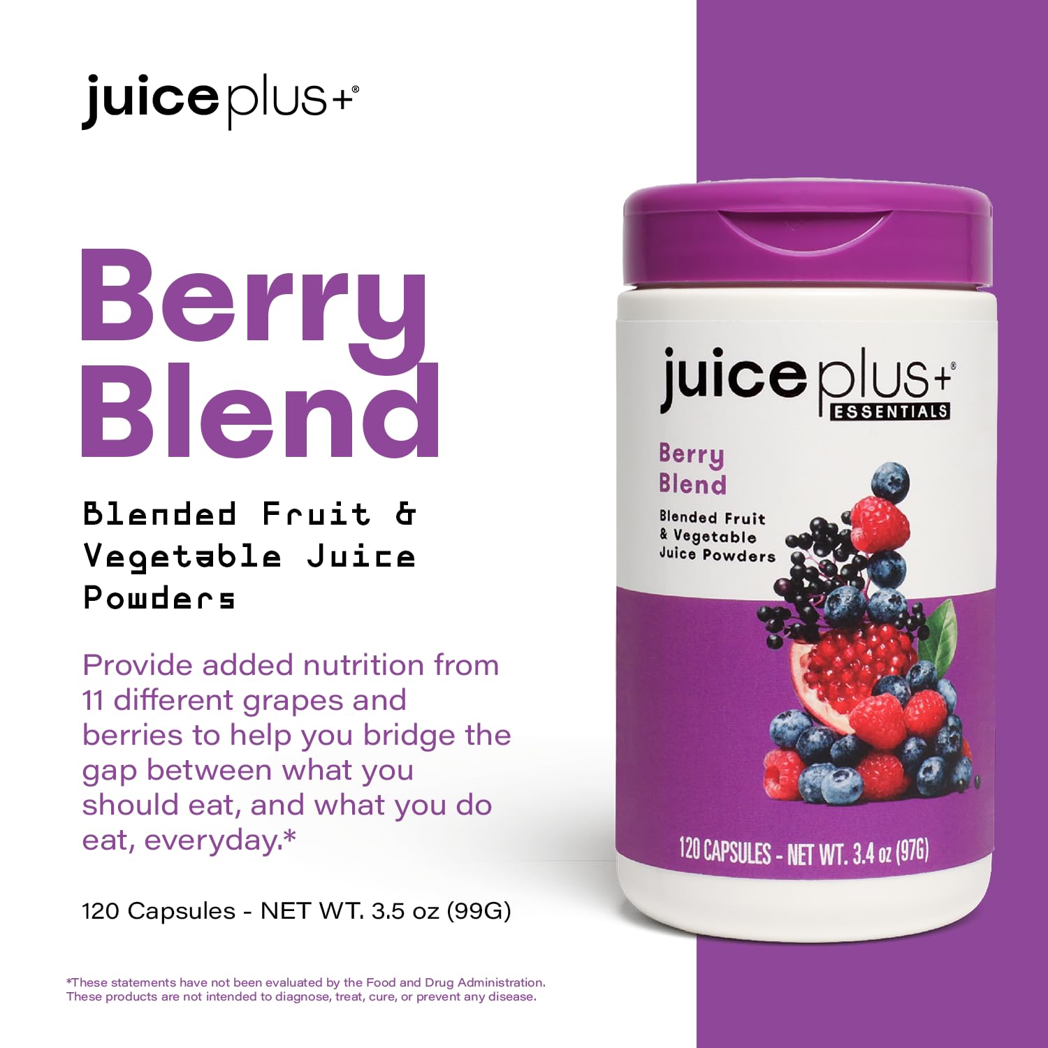 JuicePlus+ Mélange-baies – doseur poudre prêt à mesurer pour des shakes équilibrants.