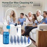 Julaiwy bouchon-oreille-5-trous: 5 jets doux pour un nettoyage étendu.