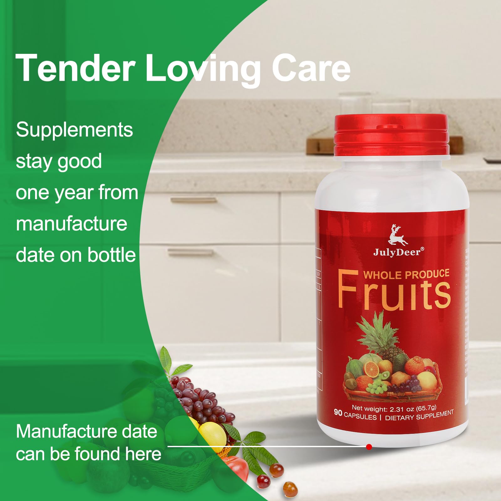 Jullydeer antioxidants-phytonutriments: soutien naturel à l'énergie et au bien-être