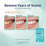 JUMU’AH Strips – texture coco menthe et parfum frais.