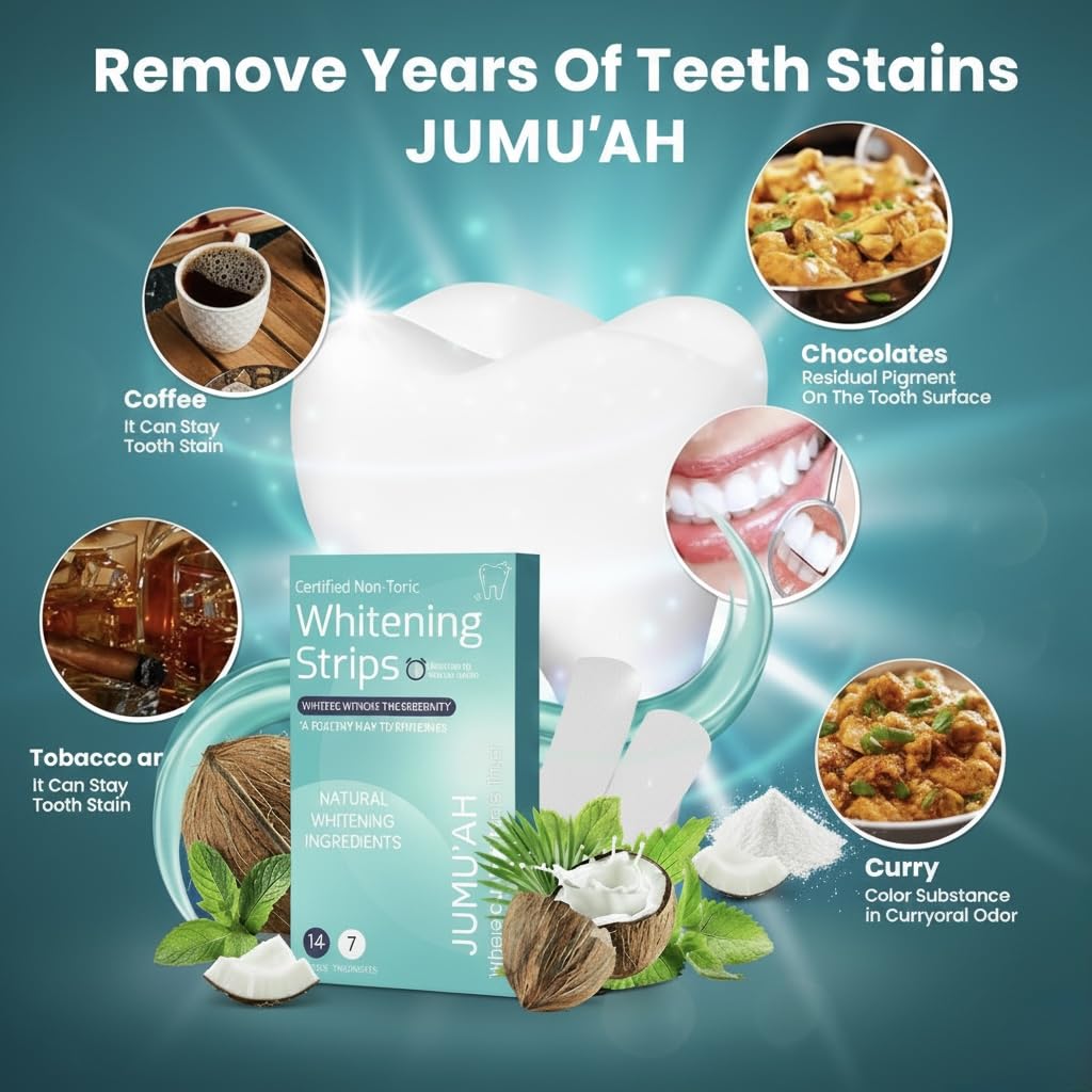 JUMU’AH Strips – ingrédients naturels et sans toxines.