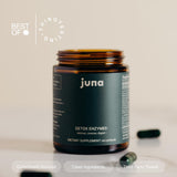Capsules faciles à prendre dans Juna Detox, adaptées au quotidien.