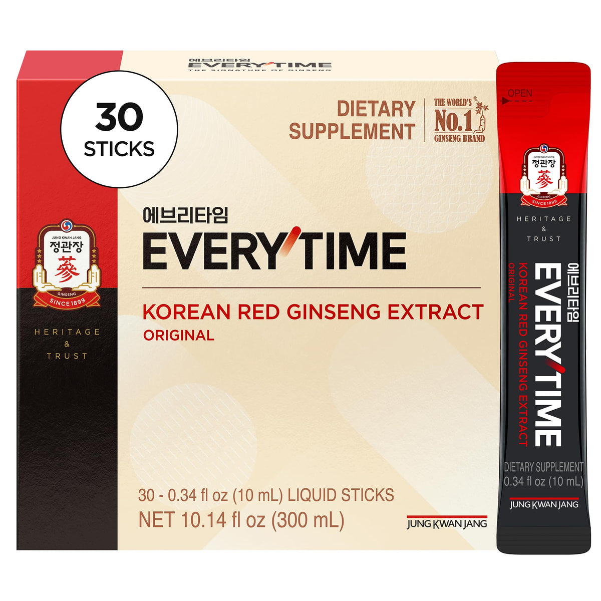 Stick énergie rouge Everytime de Jung Kwan Jang, énergie durable en déplacement.