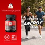 Extrait ginseng rouge Jung Kwan Jang, capsules faciles à avaler.