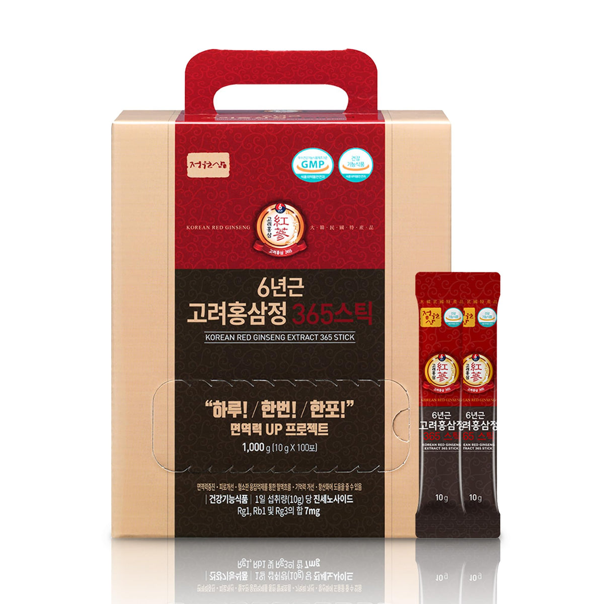 JUNGWONSAM bouteille ginseng rouge, saveur authentique et praticité au quotidien.