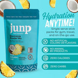 Hydratation rapide avec sachets JUNP Pina Colada en eau