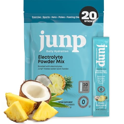 Sachets JUNP électrolytes sans sucre pour hydratation efficace