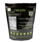 Just better poudre prébiotique sans grumeaux assure un mélange homogène.