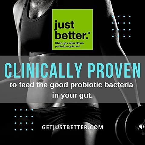 Routine quotidienne avec Just Better, fibre soluble pratique.