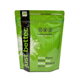 Sachet Just Better et cuillère-dose pour dosage facile de la fibre prébiotique.