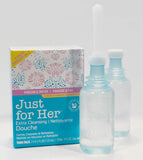 Just for Her Douche Extra eau claire, pack deux, pratique et agréable.