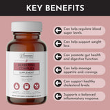 Emballage extérieur JUST INGREDIENTS Berberine affichant qualité et éthique.