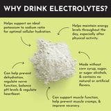JUST INGREDIENTS Lemon Lime Electrolytes – doseur visible, mélange rapide après l'effort