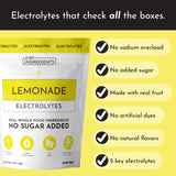 JUST INGREDIENTS limonade-électrolytes cuillère-doseuse, dissolution rapide