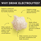 JUST INGREDIENTS limonade-électrolytes mélange eau, saveur citronnée