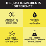JUST INGREDIENTS limonade-électrolytes préparation rapide d'hydratation