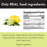 JUST INGREDIENTS Mélange Eau Citron-Lime – boisson fruitée sans effort.