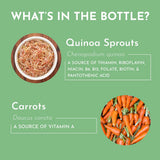 JUST INGREDIENTS Multivitamine, fruits acerola riches en vitamine C naturelle.