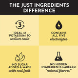 JUST INGREDIENTS Paradis Tropical, eau de coco et minéraux, hydratation légère et efficace.