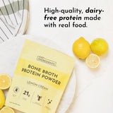 Just Ingredients Mélange Sans Lait Texture Lisse Citron Creme