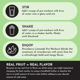 JUST INGREDIENTS gobelet-mesure prêt à mesurer la dose.