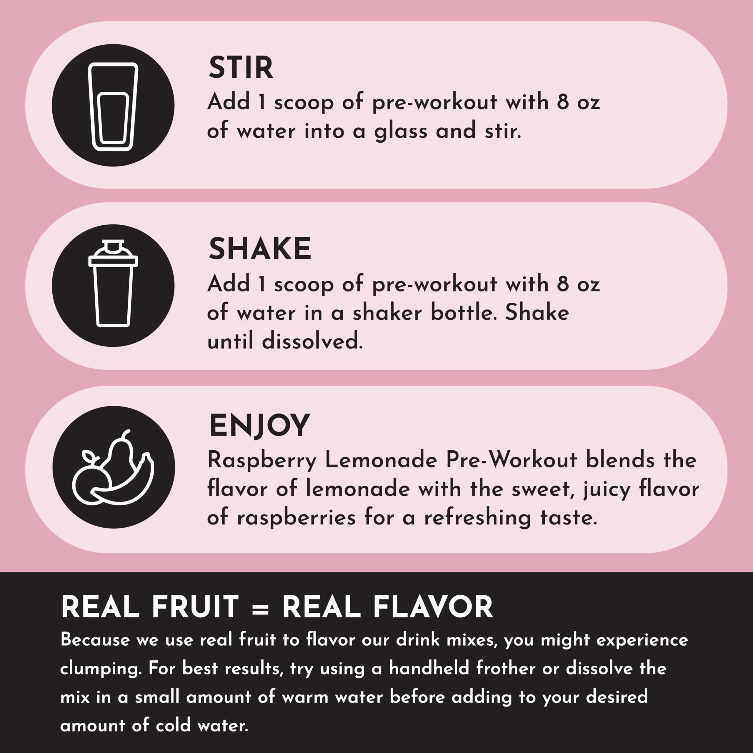 JUST INGREDIENTS pré-entraînement sans additifs – formule claire et fiable.
