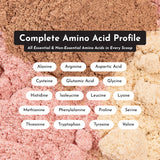Just Ingredients protéine menthe-chocolat, plan rapproché cacao et menthe, dessert sain