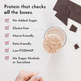 Recette smoothie protéine chocolat Just Ingredients pour démarrer la journée.