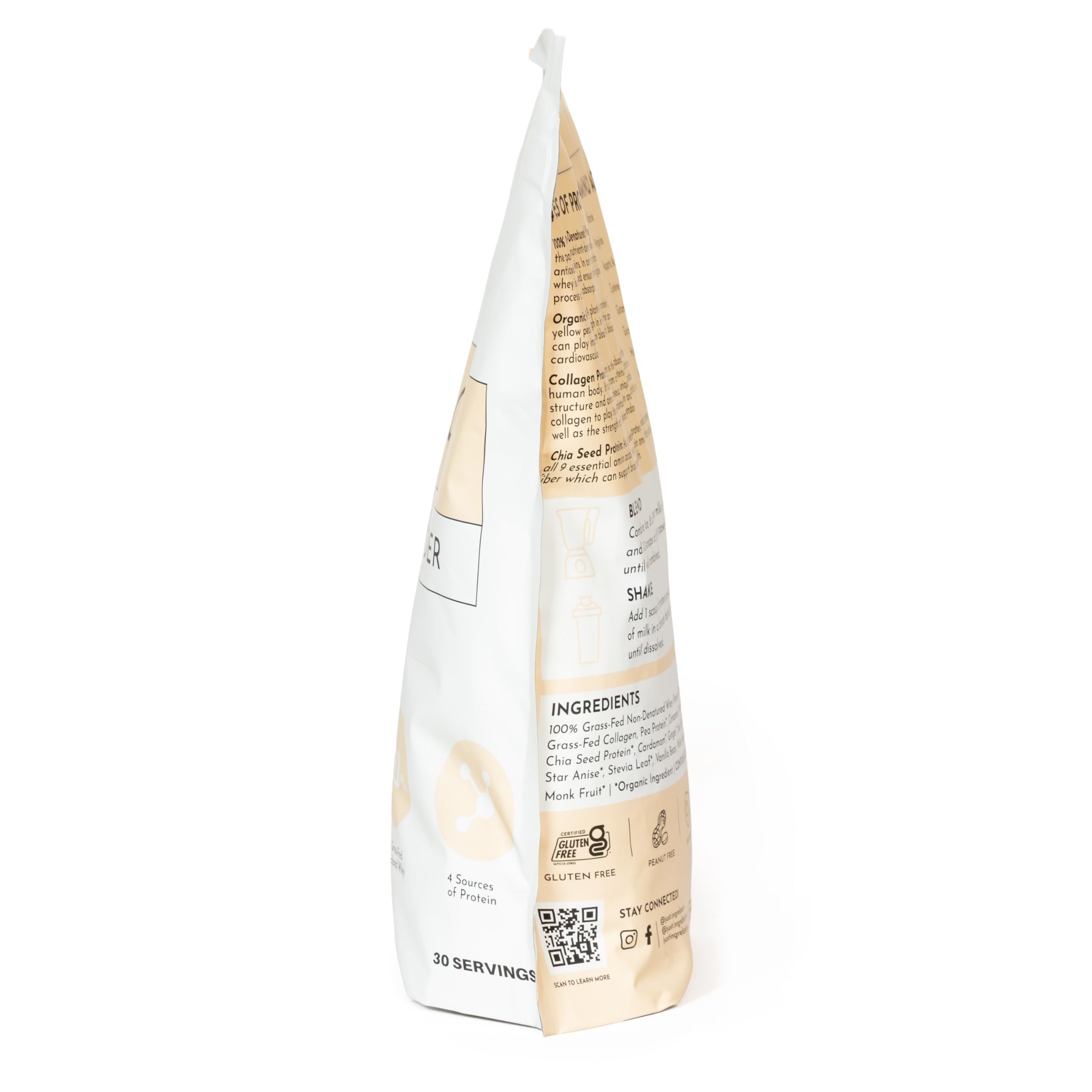 Saveur chai épicée, poudre aromatique qui réchauffe les shakes.
