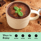 Just Ingredients snack protéiné bouillon menthe-chocolat, pratique et nourrissant.