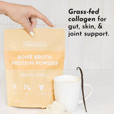 Just Ingredients Usage smoothie vanille bouillon os facile a incorporer dans vos boissons