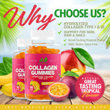 Just Nutrients gommes de collagène – saveur tropicale, prise quotidienne simple et agréable