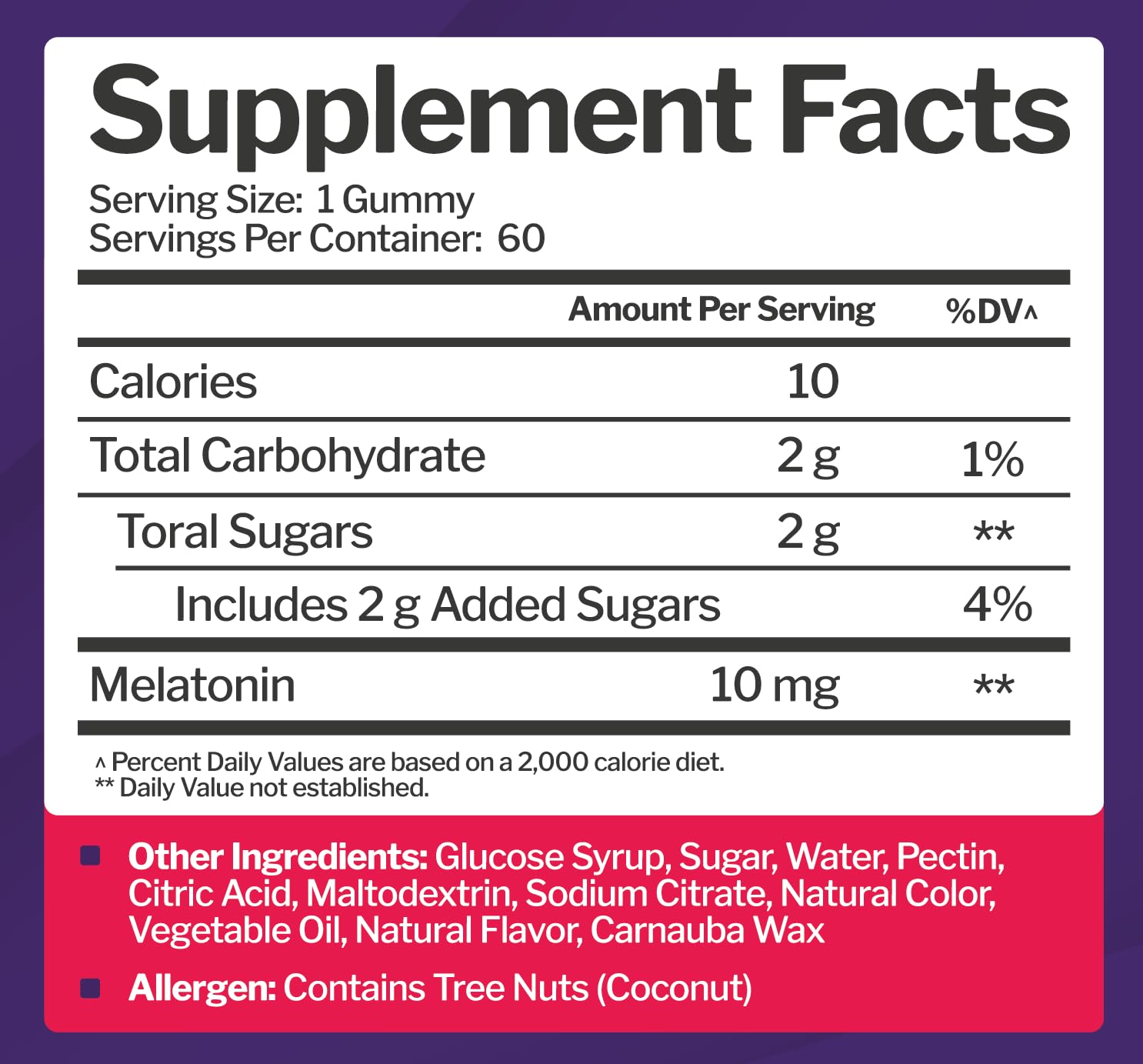 Just Nutrients Mélatonine Gommes — saveur fruits mélangés, expérience gourmande et relaxante