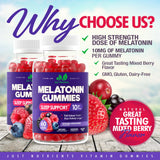 Just Nutrients Mélatonine Gommes 10 mg — gomme rouge saveur fruits, plaisir de prendre le soir