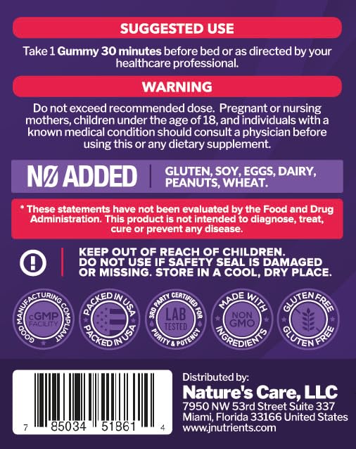 Just Nutrients Mélatonine Gommes — utilisateur se réveille en forme, lendemain plus clair