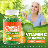 Just Nutrients vitamine C 1000 mg gommes, boîte de 90 gommes pour environ un mois