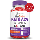 Saveurs fruitées riches des gommes Ultra Quick Keto ACV Justified Laboratoires.