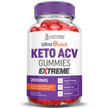 Gommes véganes et sans OGM Justified Laboratoires Ultra Quick Keto ACV Gummi.