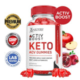 Justified Laboratories Activboost Keto ACV Gummies – gommes rouges, collation saine et savoureuse