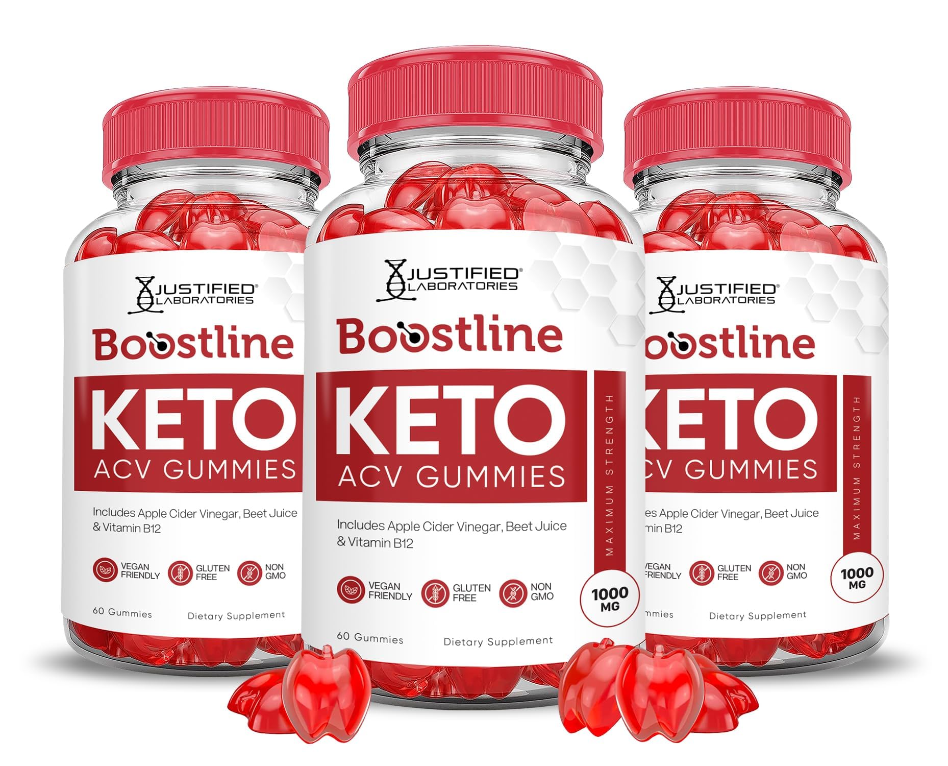 Boîte Justified Laboratories Boostline céto-ACV, emballage pratique.