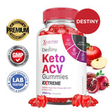 Justified Destiny Keto ACV Gummies: texture gélifiée agréable et pratique.