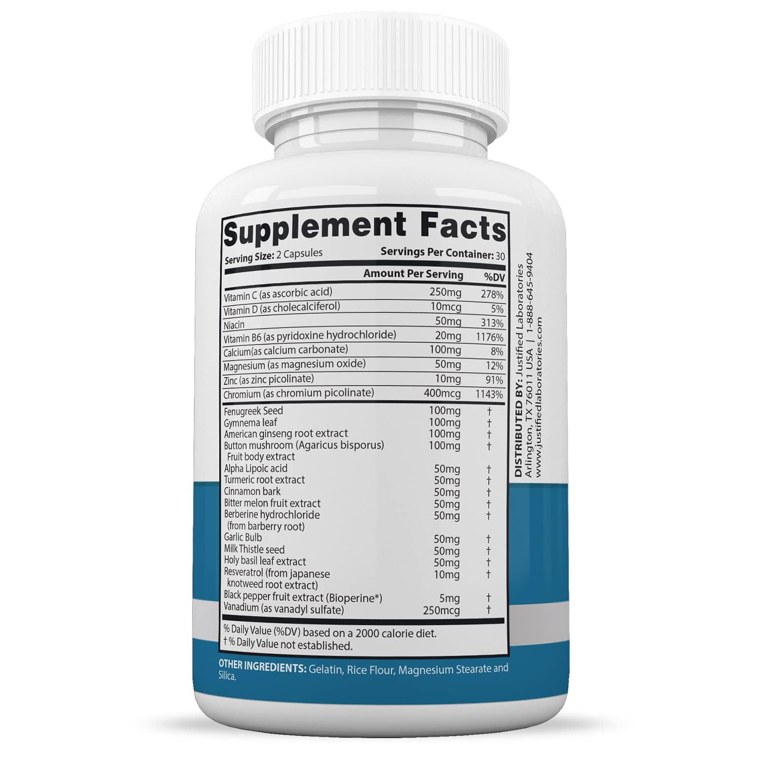Justified Laboratories Glucotrust Max – capsules faciles à prendre dans votre journée.