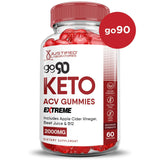 Vitamine B12 incluse dans les gommes Go90 Keto pour énergie quotidienne.
