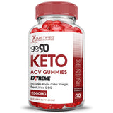 Produit végane sans OGM et sans gluten, Go90 Keto Gommes.