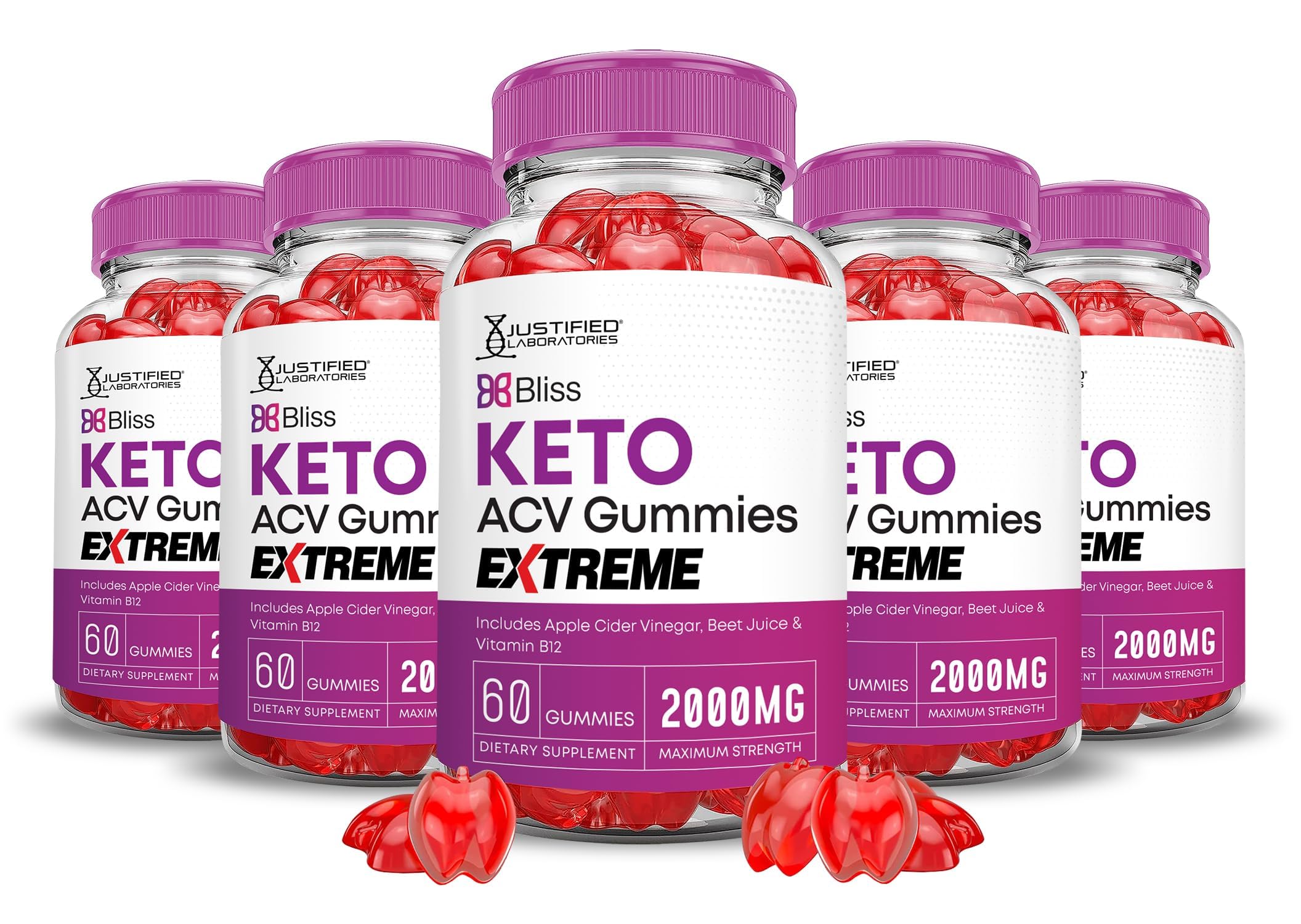 Justified Laboratories Bliss Keto ACV, boîte prête à consommer.