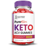 Gommes Pure Slim Keto ACV Justified Laboratories vitamine B12 pour soutien quotidien.
