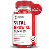 Justified Laboratories Vital Grow XL, gommes véganes sans OGM et texture naturelle.