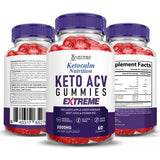 Étiquette végan et sans OGM sur les gommes Ketocalm Justified Laboratories.