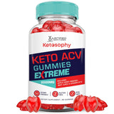 Justified Laboratories Ketosophy Gummies Extreme – bouteille prête à emporter pour une collation keto quotidienne.